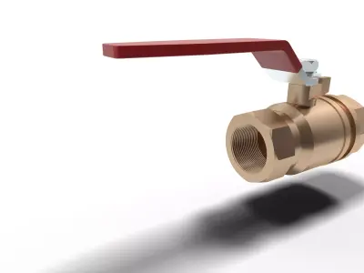 Ball Valve 3D model order
