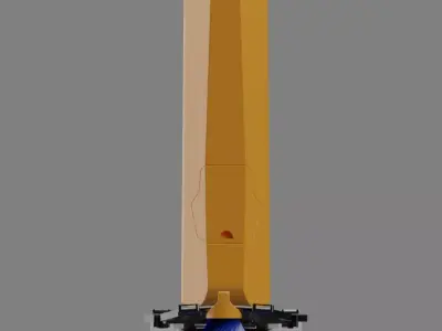 Sci-fi Cleaner Bot 3D model