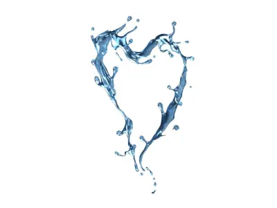 Water Splash 02 3D model