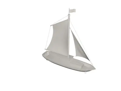 Ship concept 3D model