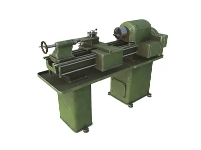 Machine tv 320 Low-poly 3D model