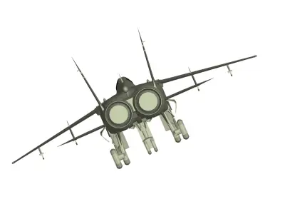 Mikoyan MiG-31 3D model purchase