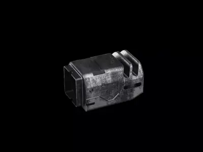  Muzzle brake mechanical part technical industrial 3D model