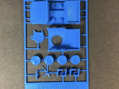 Humvee Card Model 1 100 Scale  3D print model