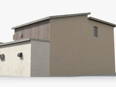 Japanese House x16 Low-poly 3D model purchase