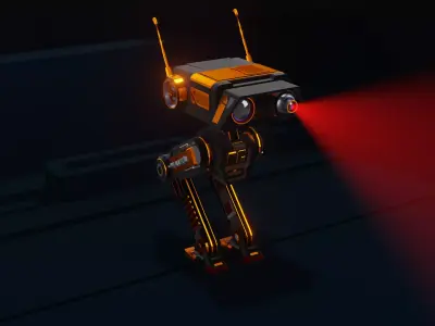 BD-1 Star wars Free low-poly 3D model