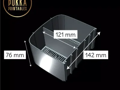 Fluval Media Basket 3D Printable Canister Filter Replacement STL 3D print model