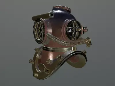 seaman helmet Free 3D model