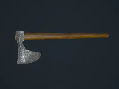 Chopping Axe Low-poly 3D model purchase