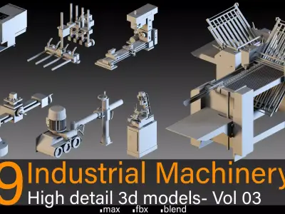 9- Industrial machinery- Vol 03 3D model