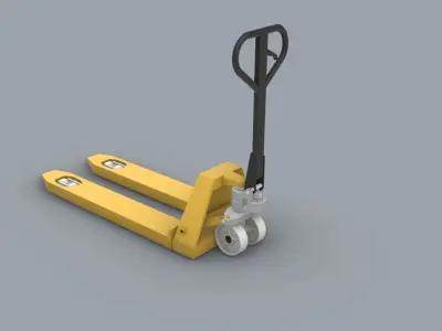 Hydraulic Truck Pallet Jack PM 3D print model