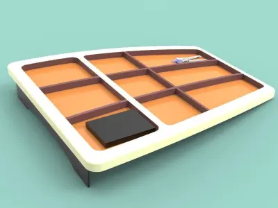 organazer kitchen scale Free 3D model