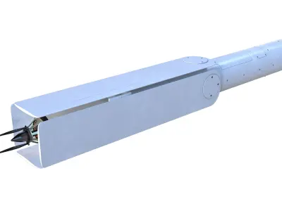 S570 Loitering Munition Weapon System Low-poly 3D model