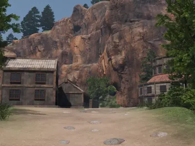 Mountain Village Overview 3D model purchase