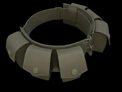 Belt Pouch 01 3D model