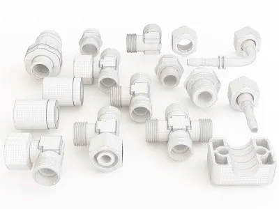 Pipe fitting vol 01 3D model