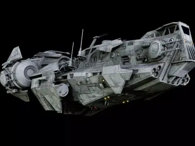 Thranta-class corvette  - Star Wars 3D model