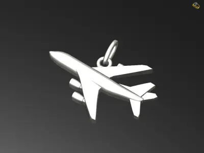Pendant plane 3D print model