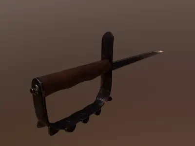 M1917 Knife  Low-poly 3D model