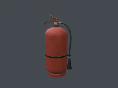 Fire extinguisher Low-poly 3D model buy