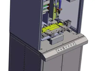 Sun visor screw automatic locking machine 3D model
