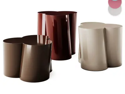 Flower Coffee Table Westwing Collection 3D model