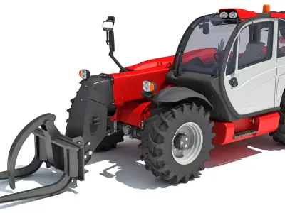 Telehandler tractor 3D model