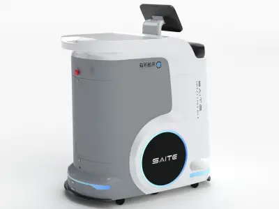 Saite Hospital Delivery Robot 3D model