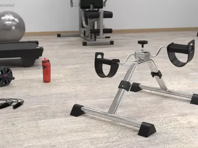 Portable Pedal Exerciser 3D model
