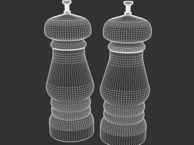  Salt &amp; Pepper Mill Model, Black 
