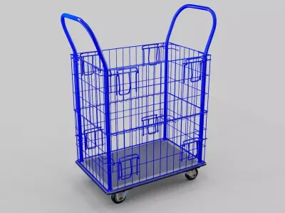 Mesh trolley 3D model