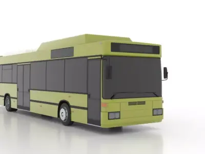 Mercedes-Benz O405N2U CNG Low Low-poly 3D model