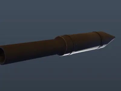 Elephant rocket  Free 3D model