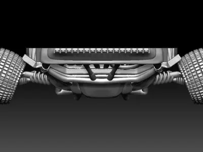 buggy car pendant  3D print model