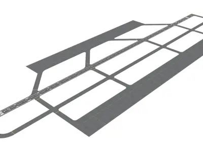 Airport Runway 3D model