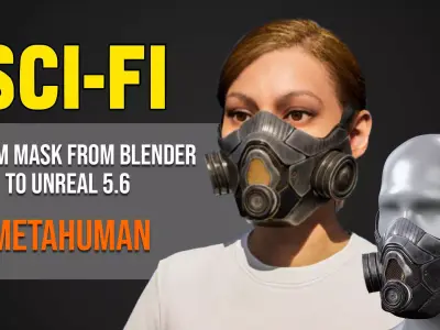 Free Sci-fi Mask Plus Tutorial Free 3D model
