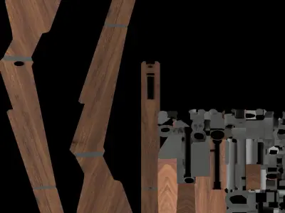 RIFLE Lee Enfield Mk I 1903 Low-poly 3D model