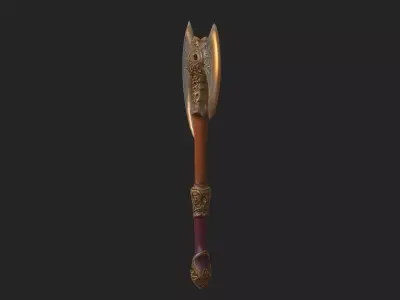 axe 3D Model 001 Low-poly 3D model