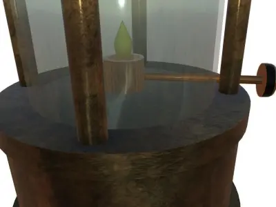 Miners lamp 3D model