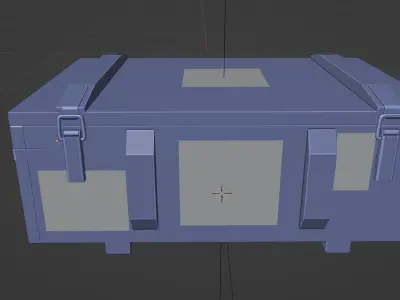 Military Box Low-poly 3D model order