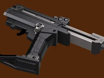 Dune Part Two - Maula spring gun for cosplay 3D print model