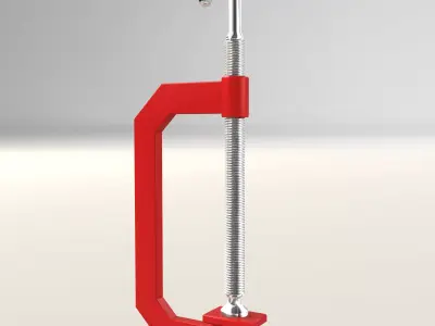 Industrial Clamp 3D model