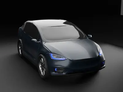 Tesla Car Free 3D model