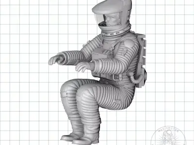 EVA Pod Pilot - 2001 A Space Odyssey  3D print model