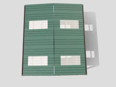 Warehouse Construction Low-poly 3D model purchase