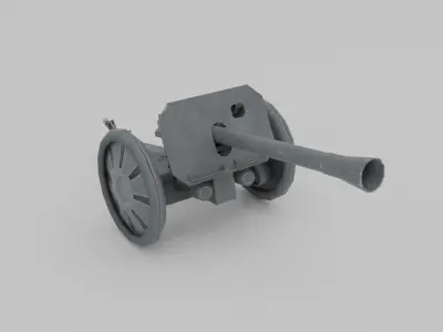 Raketenwerfer 43 Puppchen anti-tank rocket launcher Low-poly 3D model