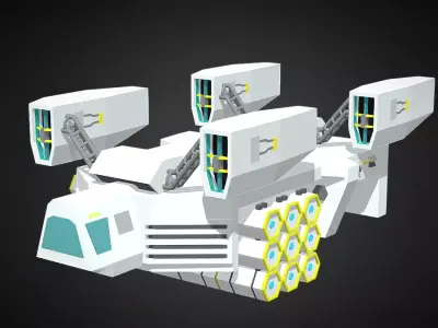 Space Station civilian Type I vehicle Free 3D model