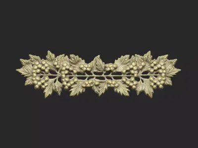 Pattern gothic design special deco ornate carving cnc 3D print model