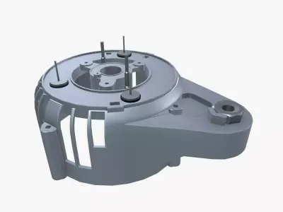 Alternator diode Low-poly 3D model