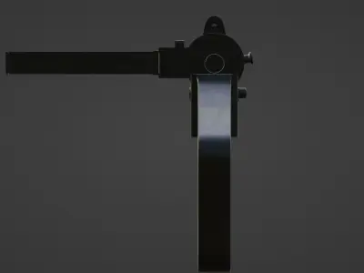 WW2 Sten MK 2 - Game Ready Low-poly 3D model
